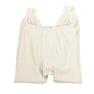 Vtg J.E. Morgan Super Johns Thermal Underwear Long Johns Bottoms USA 2XL Tall